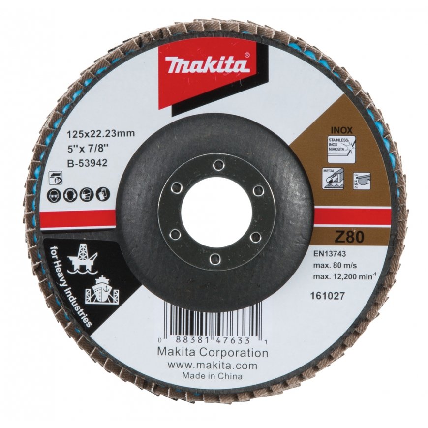 Makita Lapelinie diskus 125MM K80 Metālam