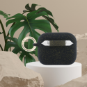 „Guess“ silikoonist sädeleva ringikaitseümbris „AirPods Pro 3“ jaoks, must „Guess“ silikoonist sädeleva ringikaitseümbris „AirPods Pro 3“ jaoks, must