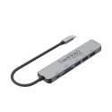 UNITEK uHUB S7+ Langallinen USB 3.2 Gen 1 (3.1 Gen 1) Type-C Harmaa UNITEK uHUB S7+ Langallinen USB 3.2 Gen 1 (3.1 Gen 1) Type-C Harmaa