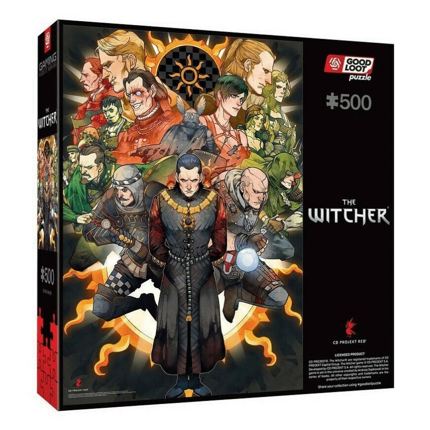 Cenega The Witcher Nilfgaard Jigsaw puzzle 500 pc(s) Video game – 2