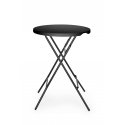 Amer Box Folding Bar Table for Cocktails, Diameter 80x110 cm - Black Amer Box Folding Bar Table for Cocktails, Diameter 80x110 cm - Black