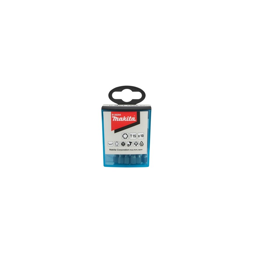 Makita B-26294 Šešiakampis antgalis T15x50mm (10) – 2