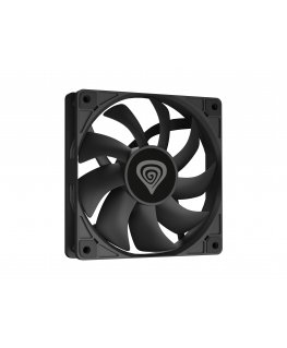 GENESIS Oxal 120 Datora korpusam Ventilators 12 cm Melns 1 pcs