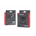 GENESIS Oxal 120 Arvuti korpus Ventilaator 12 cm Must 1 tk