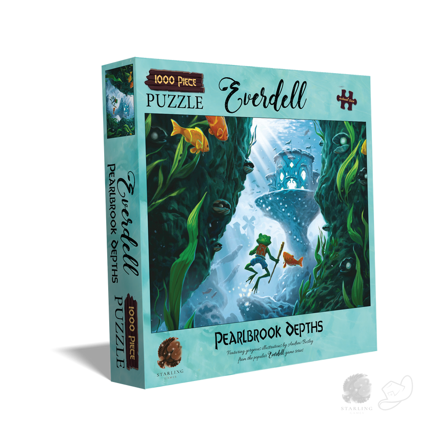 Starling Games Everdell 1000 gabalu puzle Pearlbrook Depths – 2