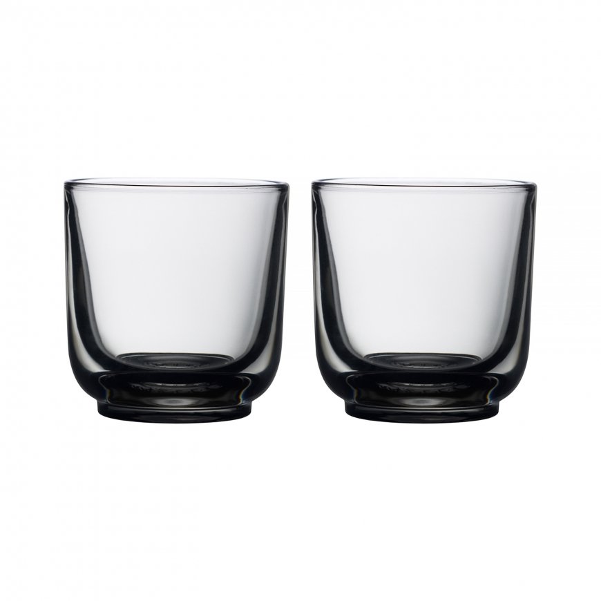 Fellow - set of two glass Pirch Cappuccino 190 ml - Smoke