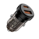Tech-Protect CC03 45W 2-Port USB-A | USB-C Car Charger - Black Tech-Protect CC03 45W 2-Port USB-A | USB-C Car Charger - Black