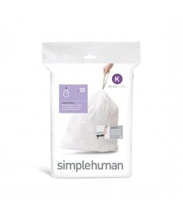 simplehuman CW0171 trash bag 35 L White 20 pc(s)