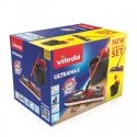 Vileda Ultramax Mop Set mopp Kuiv & märg Must, Punane