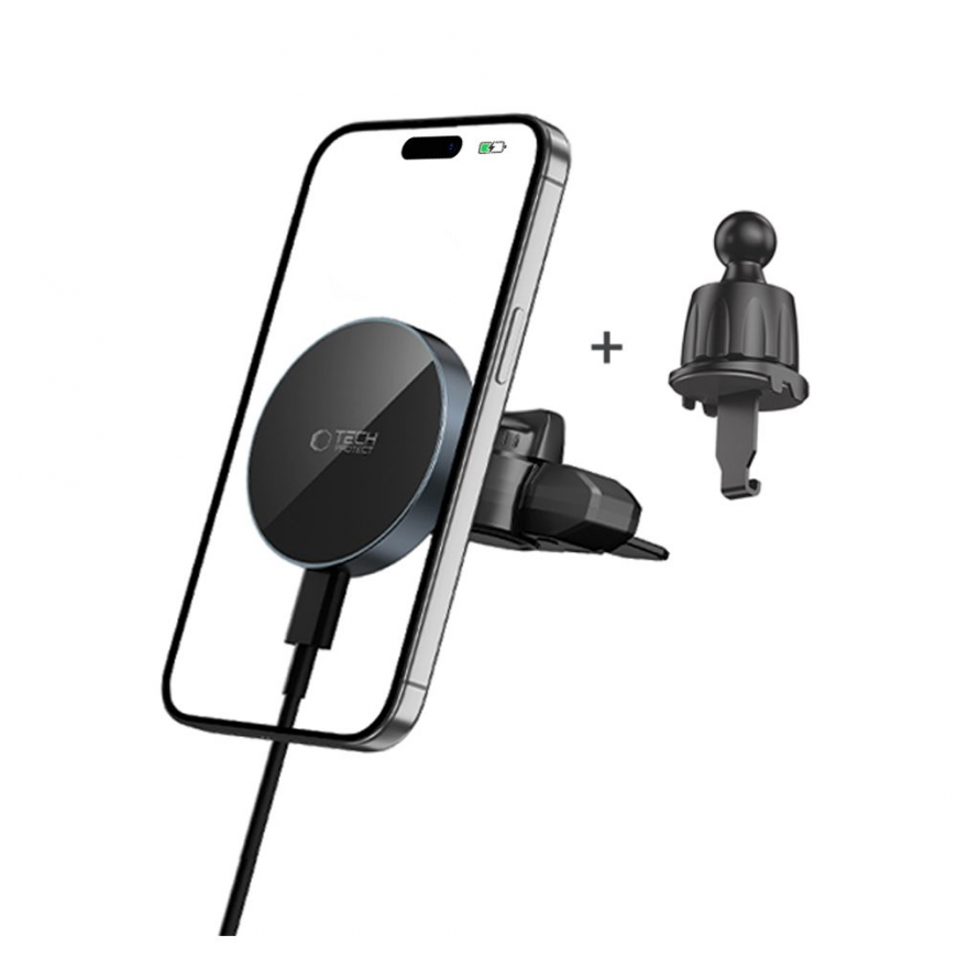 Tech-Protect mm15W-V5 Magnetic MagSafe Car Mount for Air Vent|CD – 2