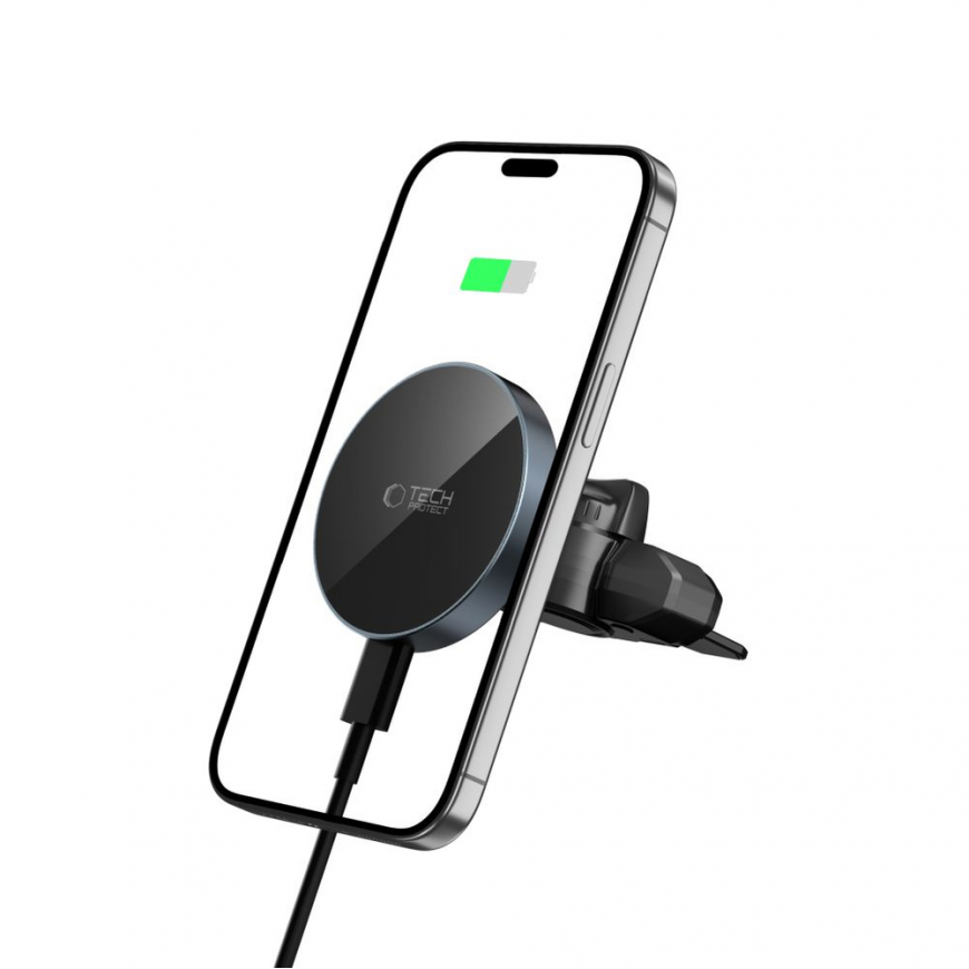 Tech-Protect mm15W-V5 Magnetic MagSafe Car Mount for Air Vent|CD – 3