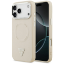 Guess Triangle Logo MagSafe Case for iPhone 17 Pro Beige Guess Triangle Logo MagSafe Case for iPhone 17 Pro Beige