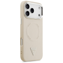 Guess Triangle Logo MagSafe Case for iPhone 17 Pro Beige Guess Triangle Logo MagSafe Case for iPhone 17 Pro Beige
