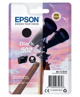 Epson 502 струйный картридж 1 шт Подлинный Стандартная Черный