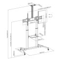 Sbox FS-3610 Floor Ultra-Large LED TV Stand 60-100" 100kg White Sbox FS-3610 Floor Ultra-Large LED TV Stand 60-100" 100kg White