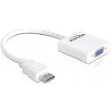 DeLOCK 65346 videokaabliadapter VGA (D-Sub) HDMI tüüp A (Standard) Valge DeLOCK 65346 videokaabliadapter VGA (D-Sub) HDMI tüüp A (Standard) Valge