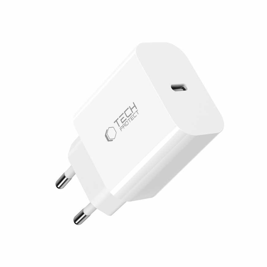 Tech-Protect NC20W Wall Charger with 100 cm USB-C | Lightning Ca – 4