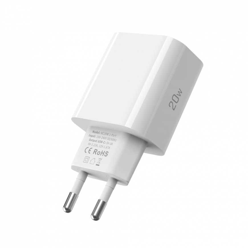 Tech-Protect NC20W Wall Charger with 100 cm USB-C | Lightning Ca – 5