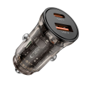 Tech-Protect CC01 45W 2-Port USB-A | USB-C Car Charger - Black Tech-Protect CC01 45W 2-Port USB-A | USB-C Car Charger - Black