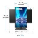 BenQ SW242Q kompiuterio monitorius 61,2 cm (24.1") 2560 x 1600 pikseliai WQXGA LED Juoda BenQ SW242Q kompiuterio monitorius 61,2 cm (24.1") 2560 x 1600 pikseliai WQXGA LED Juoda