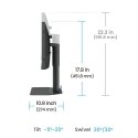 BenQ SW242Q kompiuterio monitorius 61,2 cm (24.1") 2560 x 1600 pikseliai WQXGA LED Juoda BenQ SW242Q kompiuterio monitorius 61,2 cm (24.1") 2560 x 1600 pikseliai WQXGA LED Juoda