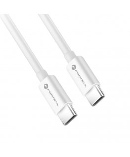 Кабель USB C на USB C Forcell F-Energy QC4.0 PD 5A 100W 3 м C339 белый