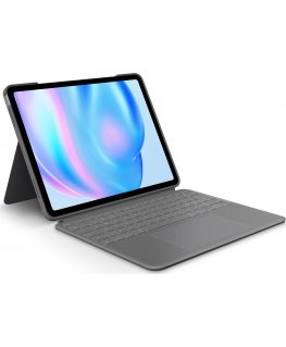 Logitech Combo Touch QWERTY Danų, Apdaila, Norvegija, Švedas Smart Connector Pilka