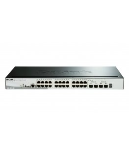 D-Link DGS-1510-28P võrgulüliti Juhitav L3 Gigabit Ethernet (10/100/1000) Power over Ethernet tugi Must