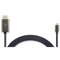 Fuj:tech DisplayPort–USB-C 8K kaksisuuntainen adapterikaapeli, 2 m
