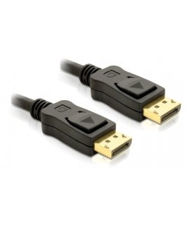 DeLOCK Cable DisplayPort 1.2 male DisplayPort male 4K 1 m Black