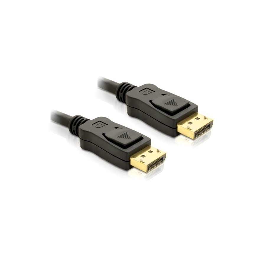 DeLOCK Cable DisplayPort 1.2 male DisplayPort male 4K 1 m Black