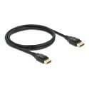 DeLOCK Cable DisplayPort 1.2 male DisplayPort male 4K 1 m Melns DeLOCK Cable DisplayPort 1.2 male DisplayPort male 4K 1 m Melns