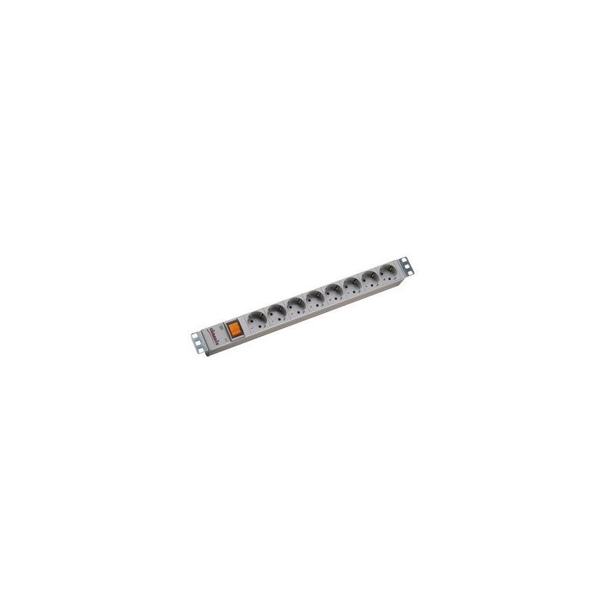 Bachmann Outlet strip 8-way 19'' jatkojohto 1,5 m