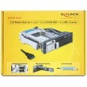 DeLOCK 47209 панель отсека накопителей 13,3 cm (5.25") I/O панель портов Черный