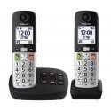 Panasonic KX-TGU432 DECT telephone Caller ID Black, Silver Panasonic KX-TGU432 DECT telephone Caller ID Black, Silver