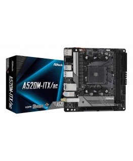 Asrock A520M-ITX/ac Pesa AM4 Mikro ATX