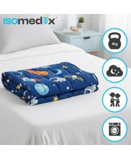 Toothbrush Weighted blanket 100x150cm 4kg Isomedix 26897