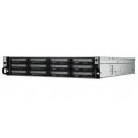 TerraMaster U12-500 Plus NAS Stovas (2U) Intel® Core™ i7 16 GB DDR5 0 TB Pilka