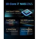 TerraMaster U12-500 Plus NAS Стойка (2U) Intel® Core™ i7 16 GB DDR5 0 TB Серый