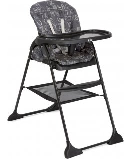 Joie Mimzy Snacker детский стул для кормления, ABC Charcoal