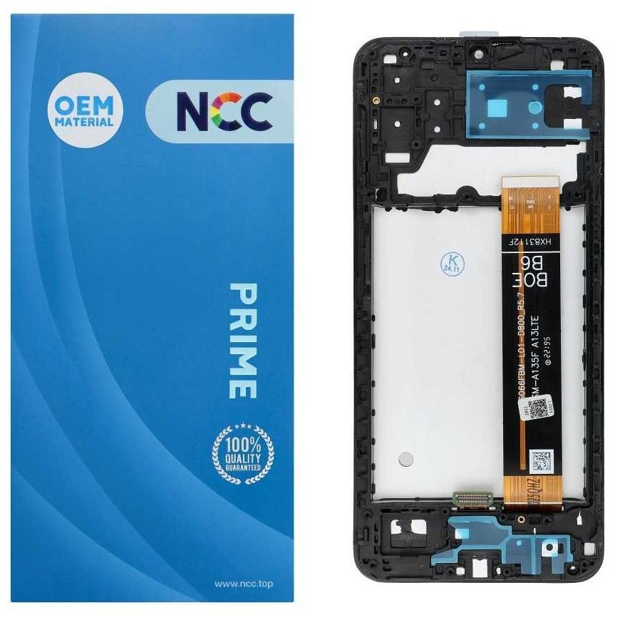 Zila NCC LCD ekranas, skirtas SAMSUNG A13 4G A135F/U/M A137F OEM su rėmeliu – 2