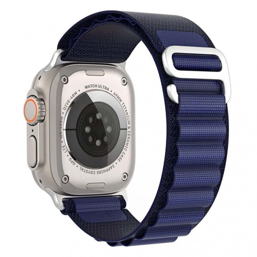 Sport Buckle Rihm Apple Watchile 38/40/41/42MM Tumesinine
