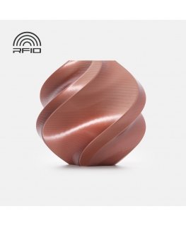 Bambu Lab PLA Silk+ филамент 1.75 мм, 1кг – поставляется на многоразовой катушке – титан серый