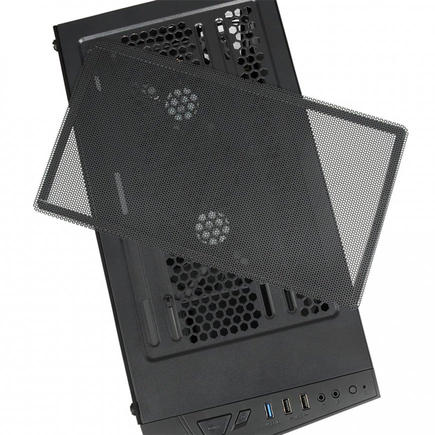 iBox OW4 datoru korpuss & statnis Midi Tower Melns – 4