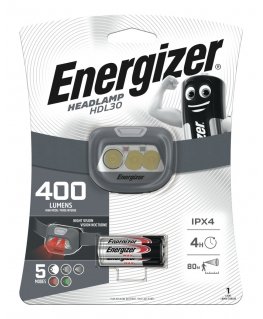 Energizer HDL30 Black Headband flashlight LED