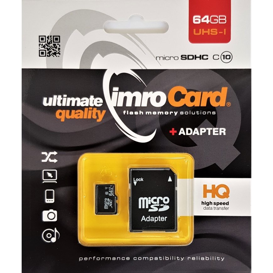 IMRO 10/64G UHS-I ADP zibatmiņa 64