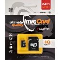 IMRO 10/64G UHS-I ADP muistikortti 64 GB MicroSDHC Luokka 10 IMRO 10/64G UHS-I ADP muistikortti 64 GB MicroSDHC Luokka 10