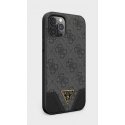 GUESS GUHCP12MPU4GHBK mobiliojo telefono dėklas 15,5 cm (6.1") Juoda, Pilka GUESS GUHCP12MPU4GHBK mobiliojo telefono dėklas 15,5 cm (6.1") Juoda, Pilka