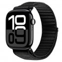 Apple Watch 42/44/45/46/49MM YE Nylon Braided Loop Wrist Strap Black Apple Watch 42/44/45/46/49MM YE Nylon Braided Loop Wrist Strap Black