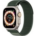Sportinis Velcro dirželis Apple Watch 42/44/45/46/49MM žalios spalvos Sportinis Velcro dirželis Apple Watch 42/44/45/46/49MM žalios spalvos